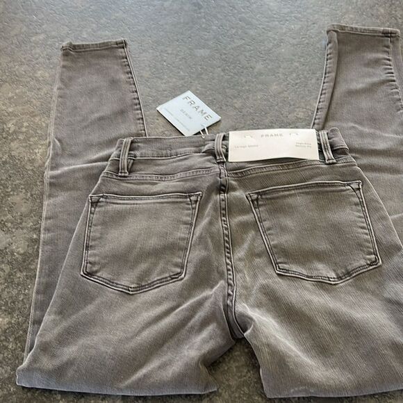Frame Denim Le High Skinny high rise skinny fit faded black size 25 BNWT - Picture 7 of 7